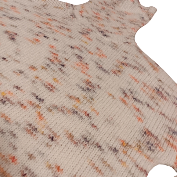 JESSICA SIMPSON WOMEN'S SIZE MEDIUM MULTI PASTEL COLORED TURTLE NECK SWEATER. - Picture 7 of 9